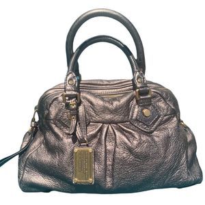 MARC by Marc Jacobs Standard Supply Workwear Grey Leather Slouchy Cross body